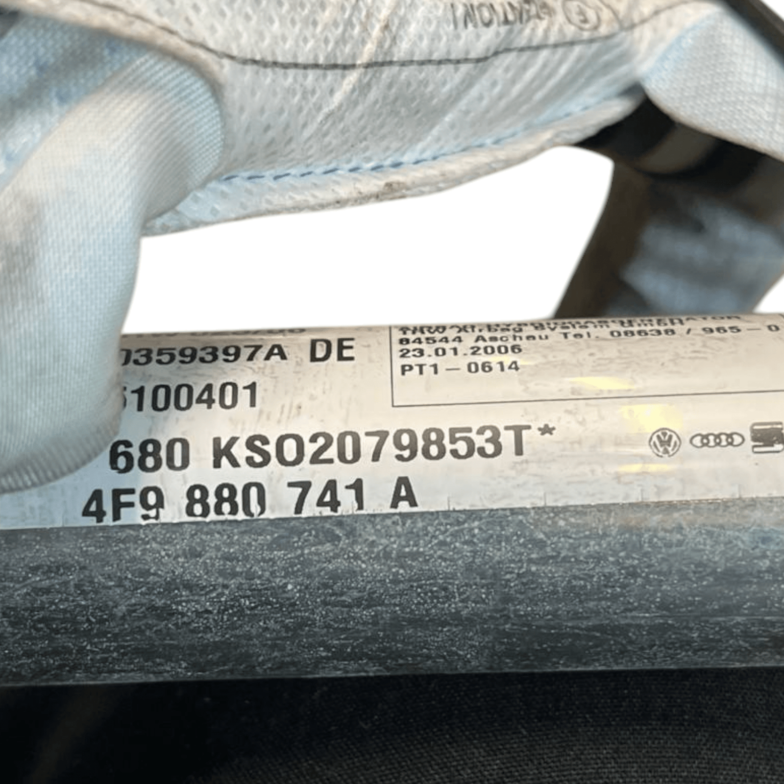 Airbag a tendina laterale sinistro Audi A6 C6 Avant / 4F cod.4F9880741A (2004 - 2011) - F&P CRASH SRLS - Ricambi Usati