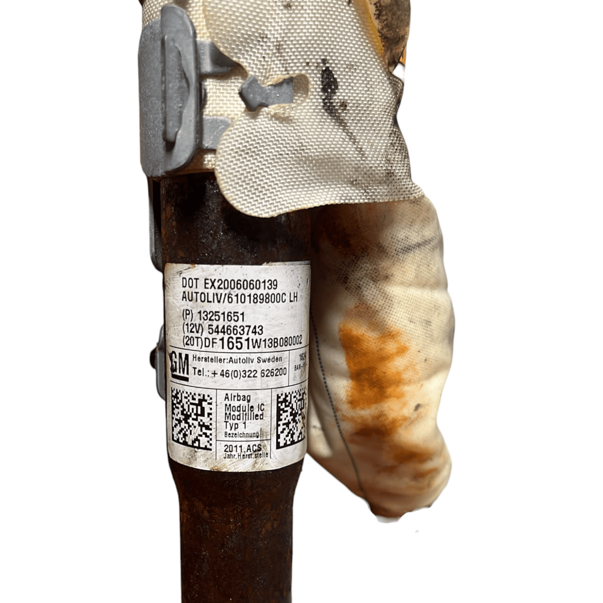 Airbag a tendina laterale sinistro Chevrolet Cruze (2009 - 2015) cod.13251651 - F&P CRASH SRLS - Ricambi Usati