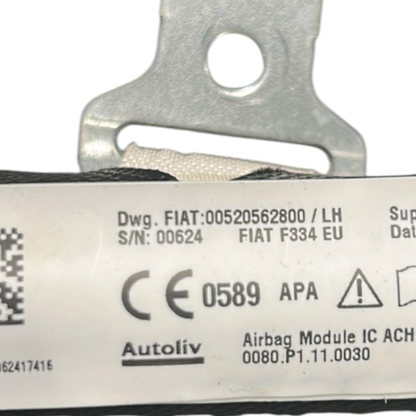 AirBag A Tendina Laterale Sinistro Fiat 500 X cod.00520562800 (2014 > ) cod.D1628194401 - F&P CRASH SRLS - Ricambi Usati