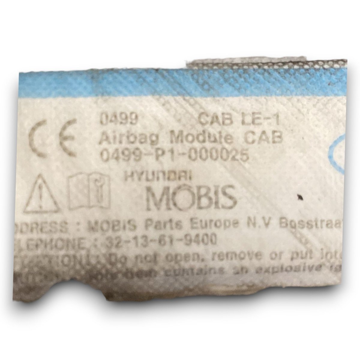 Airbag a tendina laterale sinistro kia rio III cod . 0499 - p1 - 000025 (2011 > 2017) - F&P CRASH SRL - Ricambi Usati