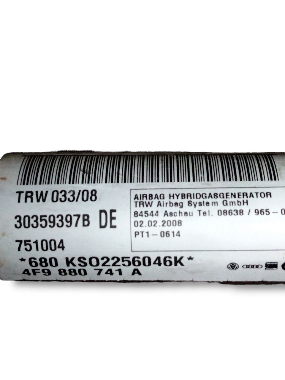 Airbag a tendina laterale sinistro sx Audi A6 C6 avant (2004- 2011> ) cod.30359397B - F&P CRASH SRLS - Ricambi Usati