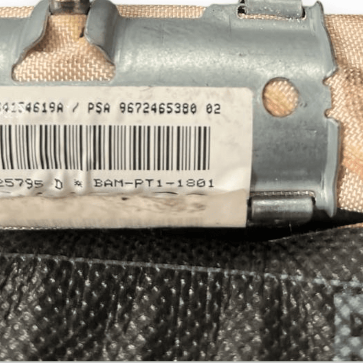 Airbag a Tendina laterale sinistro (sx) Citroen C3 II (2009 al 2016) cod: 9672465380 - F&P CRASH SRLS - Ricambi Usati