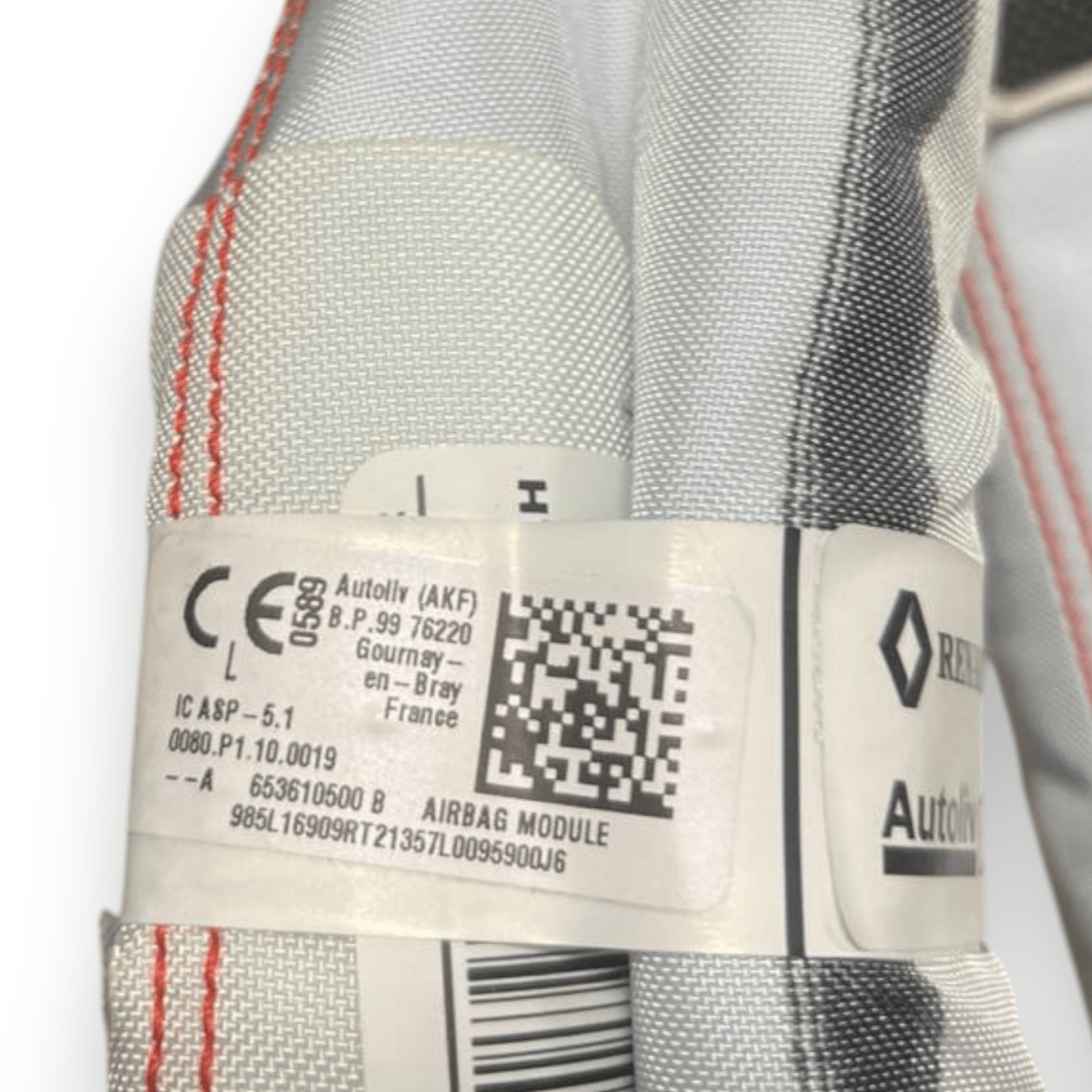 Airbag a Tendina laterale sinistro (sx) Dacia Jogger (2021 - ) cod: 653610500B - F&P CRASH SRLS - Ricambi Usati