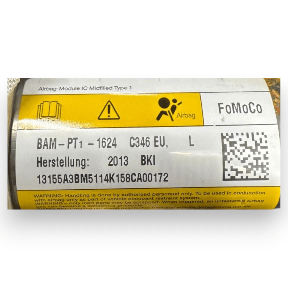 Airbag a tendina laterale sinistro (sx) Ford Focus III cod.BM5114K158CA (2011 - 2014) - F&P CRASH SRL - Ricambi Usati