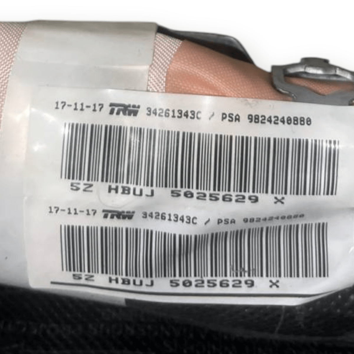 Airbag a Tendina laterale sinistro (sx) Opel Grandland X (2017 - ) cod: 9824240880 - F&P CRASH SRLS - Ricambi Usati