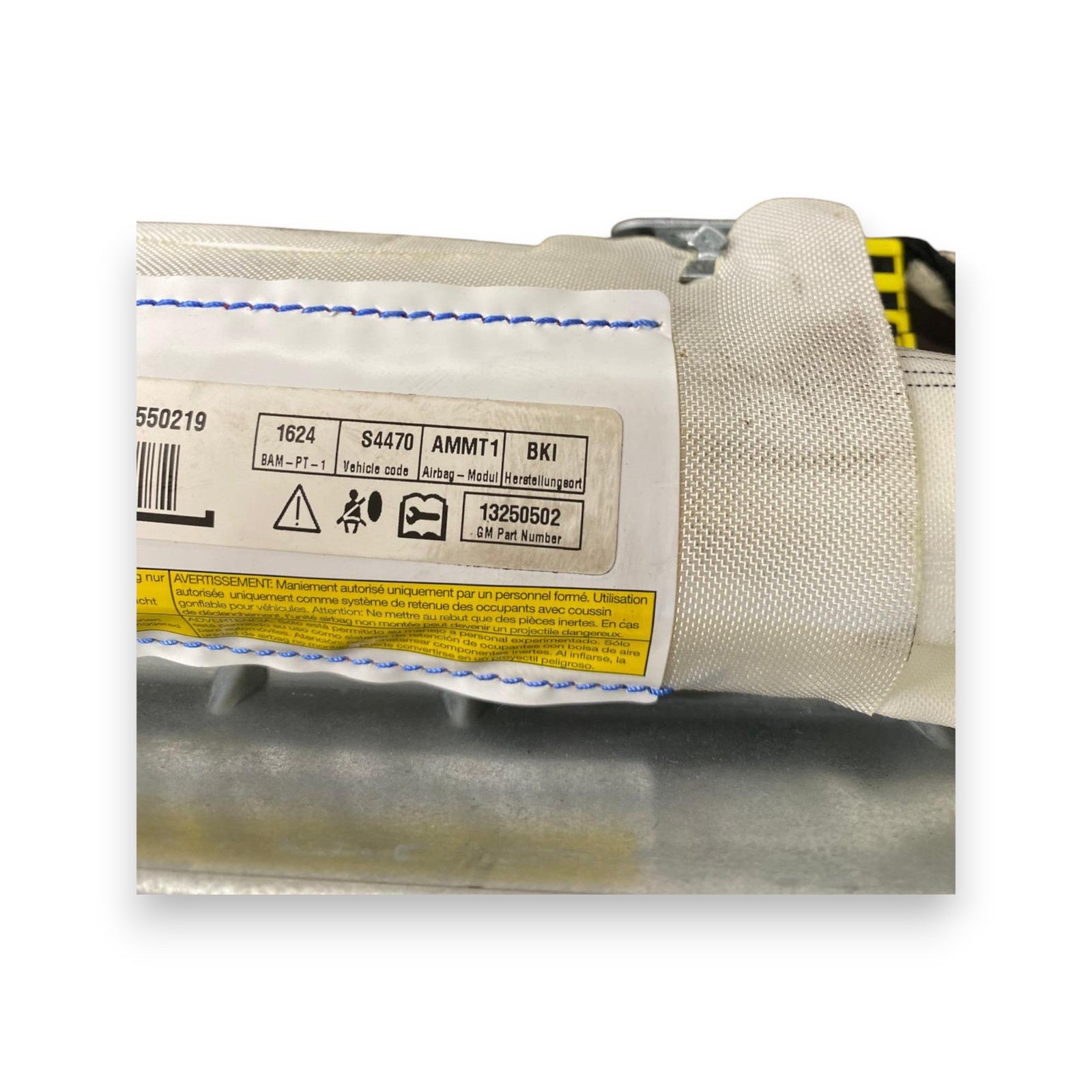 Airbag a tendina laterale sinistro (sx) Opel Meriva B (2010 - 2017) Cod: 13250502 - F&P CRASH SRLS - Ricambi Usati