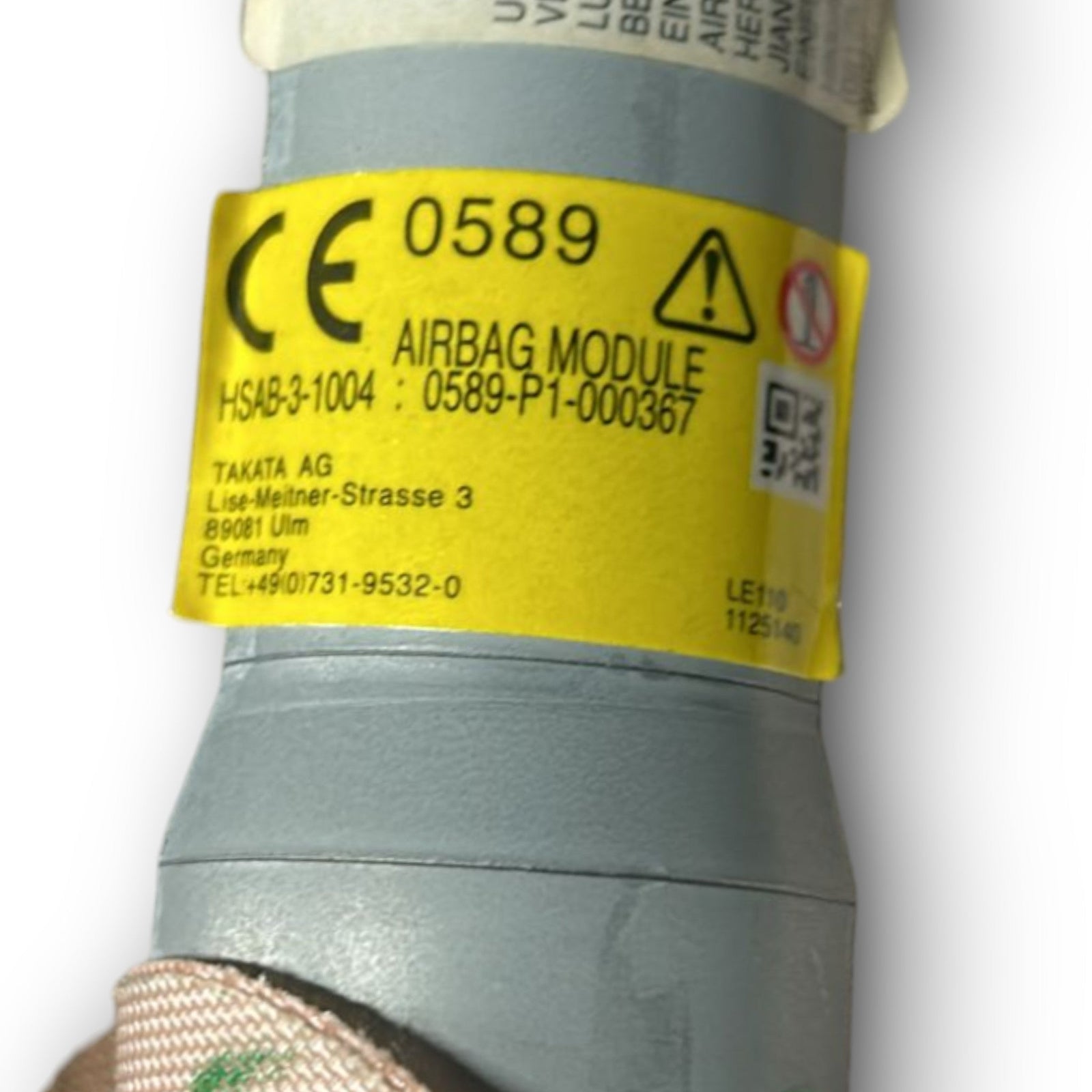 Airbag A tendina lato destro Mazda CX - 3 cod:0589 - P1 - 000367 (2015 >) - F&P CRASH SRLS - Ricambi Usati