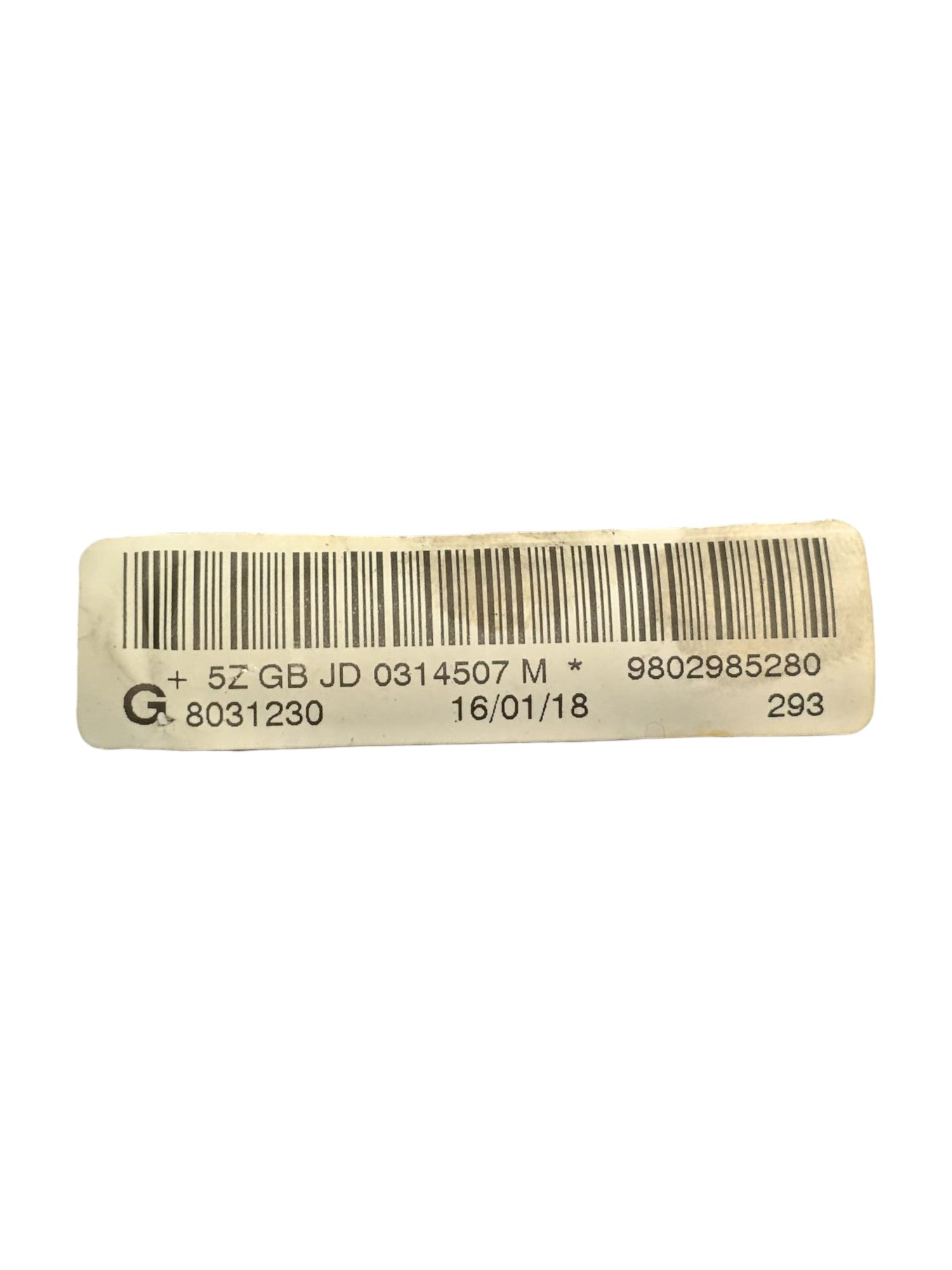 Airbag A Tendina Lato Sinistra Peugeot 508 I SW Cod:9802985280 (2010 - 2018) - F&P CRASH SRLS - Ricambi Usati