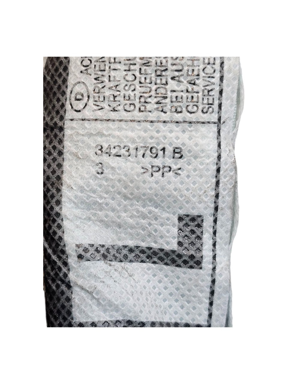 AirBag A Tendina Lato Sinistro Alfa Romeo Stelvio Cod:34231791B (2016 - >) - F&P CRASH SRLS - Ricambi Usati