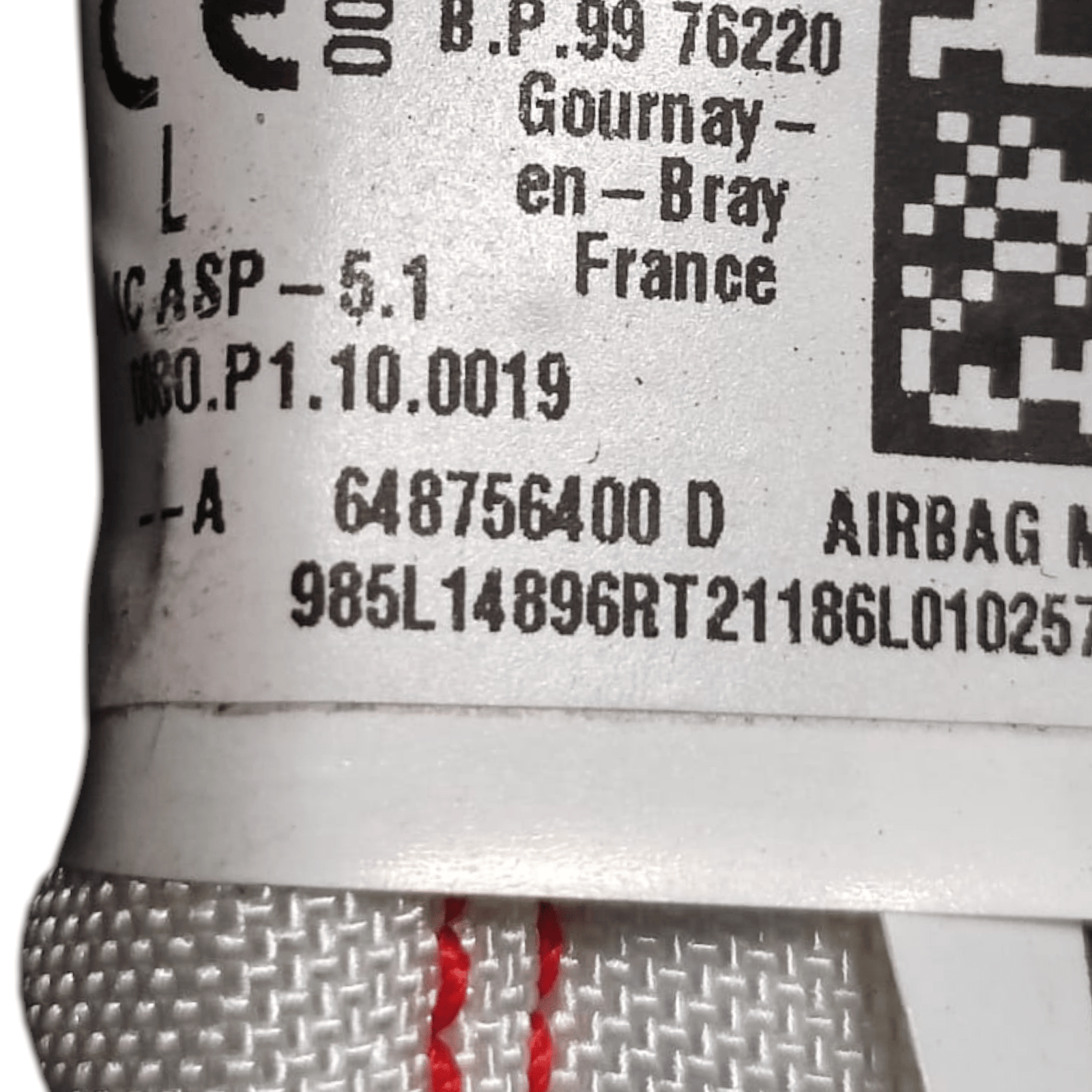 Airbag A Tendina Sinistra Dacia Sandero COD: 648756400D (2020>) - F&P CRASH SRLS - Ricambi Usati