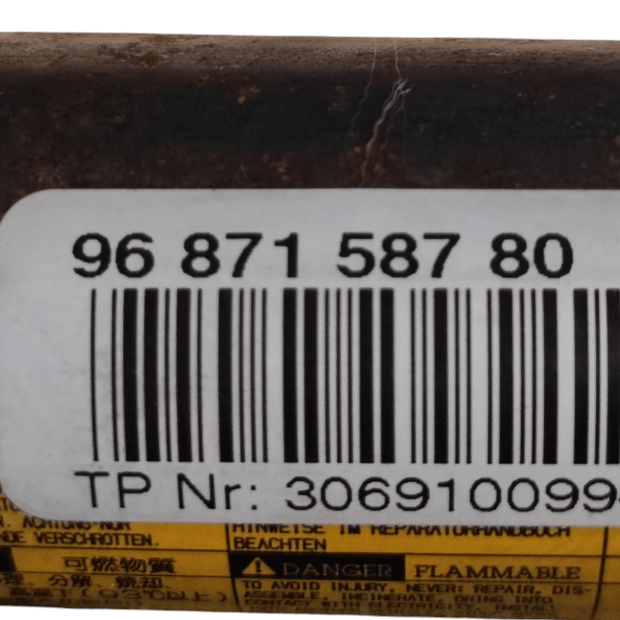 Airbag A Tendina Sinistro Citroen DS4 COD: 9687158780 (2011 - 2018) - F&P CRASH SRLS - Ricambi Usati