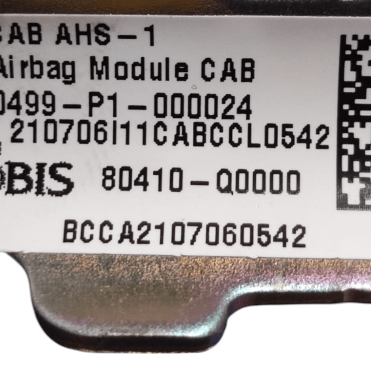 Airbag a tendina sinistro hyundai bayon cod: 80410q0000 (2021 - ) - F&P CRASH SRLS - Ricambi Usati