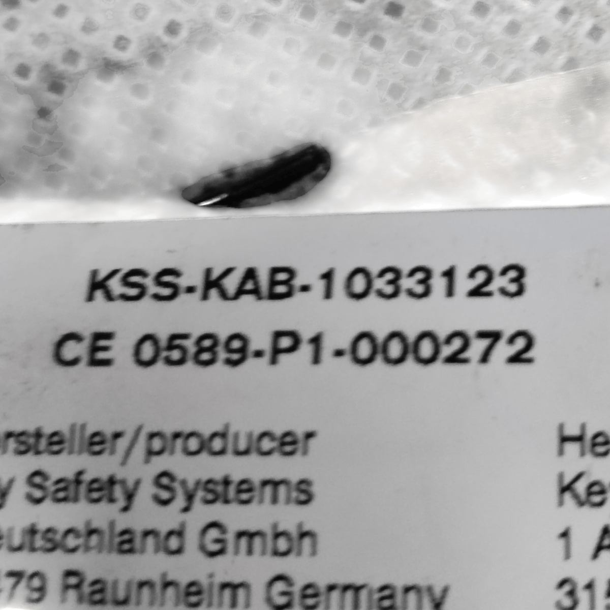 Airbag A Tendina Sinistro Seat Leon COD: 0589P1000272 (2012 - 2019) - F&P CRASH SRLS - Ricambi Usati