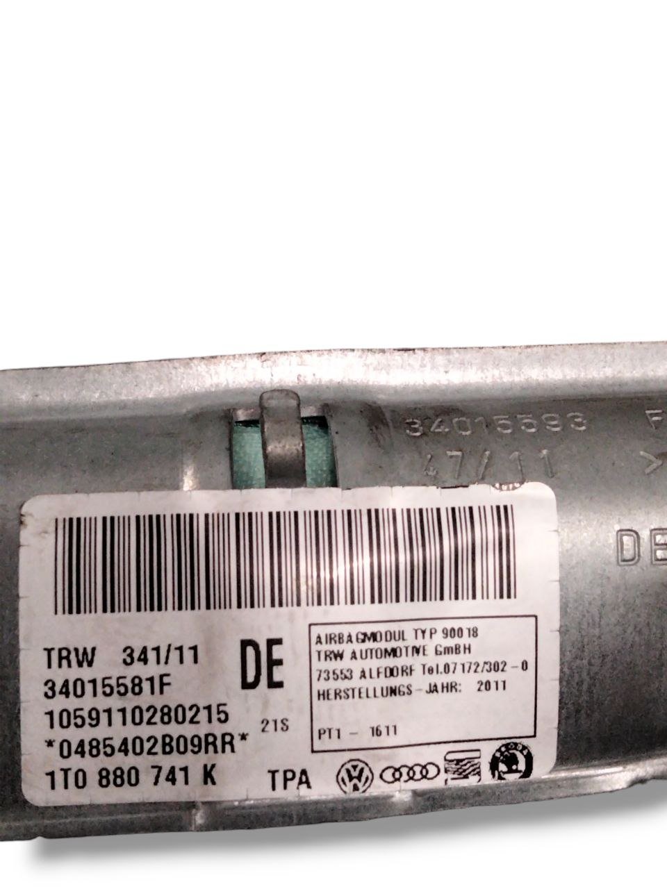 Airbag a Tendina tetto sinistro (sx) Volkswagen Touran ( 2007 - 2015 ) cod.34015581F - F&P CRASH SRLS - Ricambi Usati