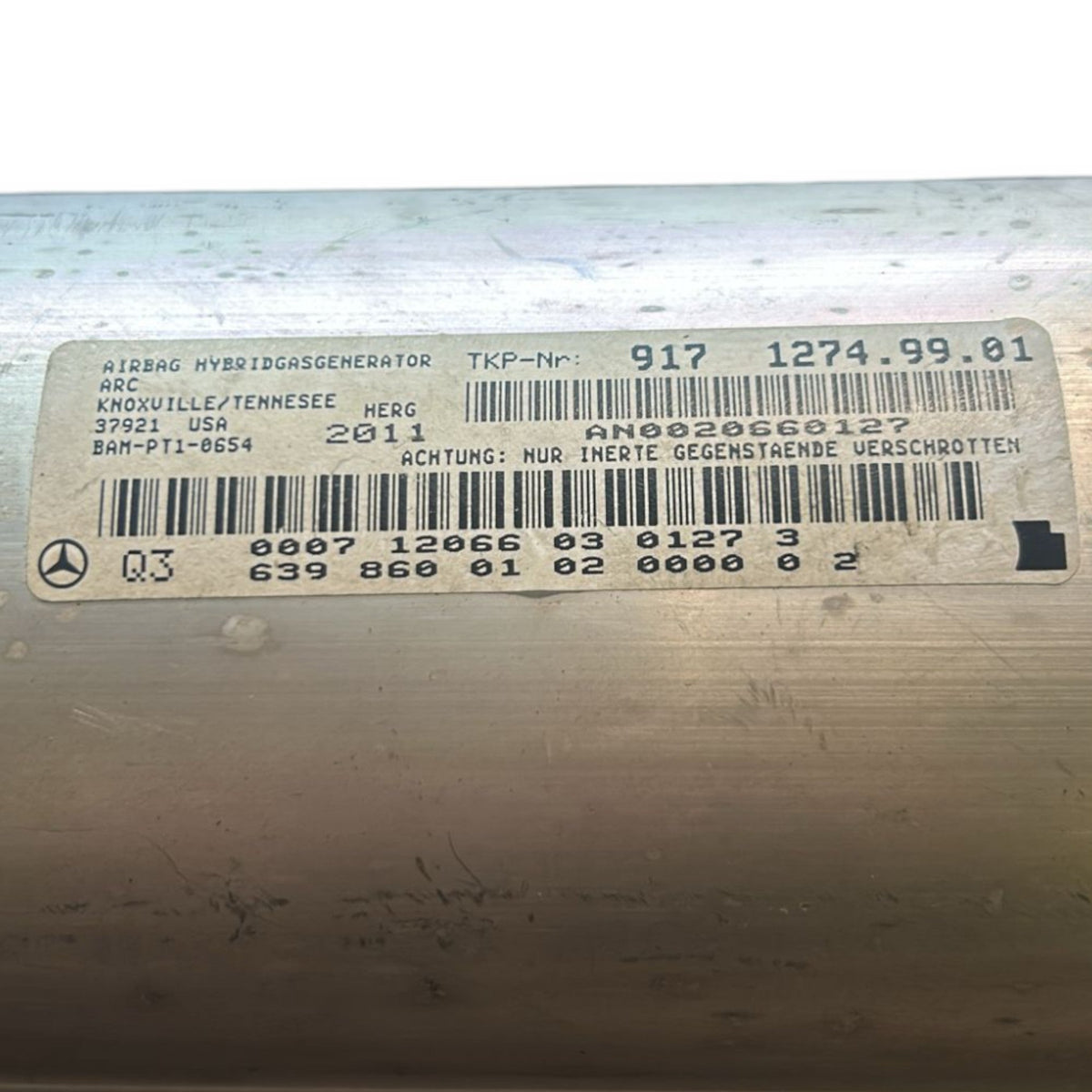 AirBag Cruscotto Destro / Passeggero Mercedes Benz Viano (W639) cod.6398600102 (2003 > 2013) - F&P CRASH SRLS - Ricambi Usati