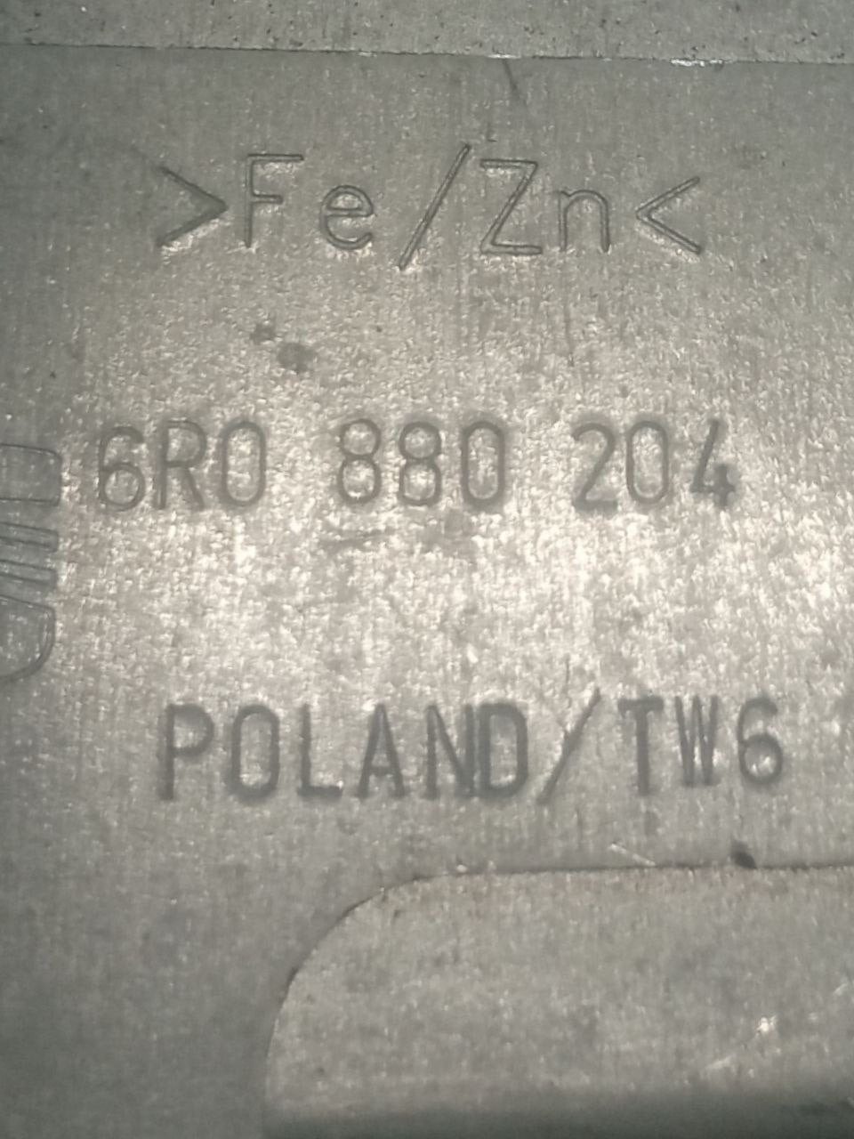Airbag Cruscotto lato passeggero Volkswagen Polo 6R (2012) cod: 6R0880204 - F&P CRASH SRLS - Ricambi Usati