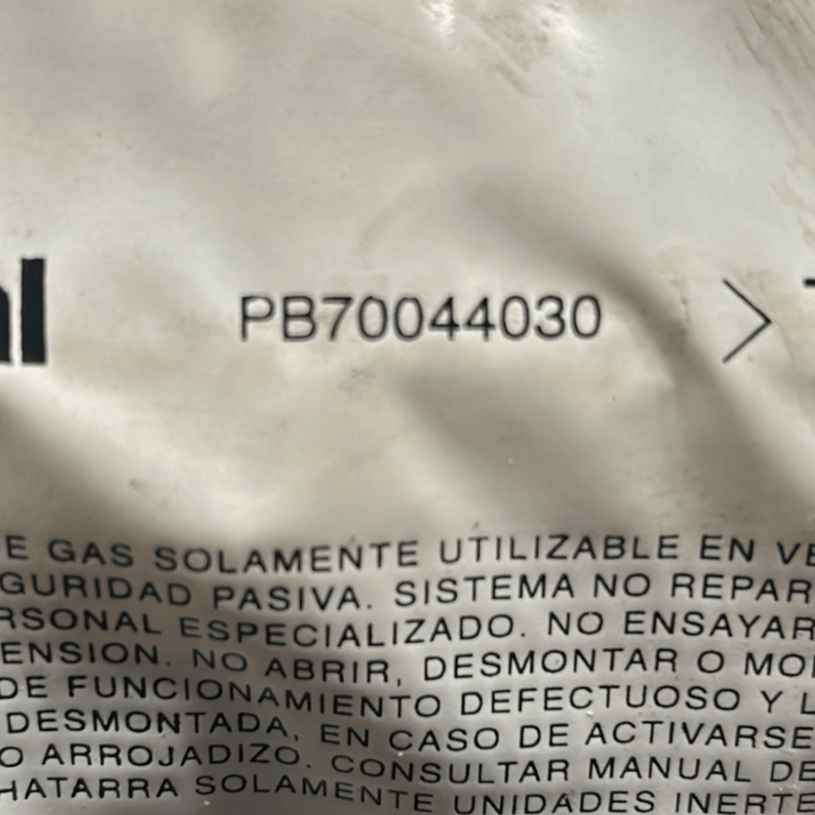 AirBag Cruscotto Opel Corsa D (2006 >2014) cod:PB70044030 - F&P CRASH SRLS - Ricambi Usati