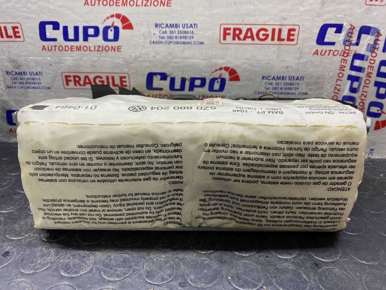 Airbag cruscotto Passeggero Volkswagen fox (2005) cod:5z0880204 - F&P CRASH SRLS - Ricambi Usati