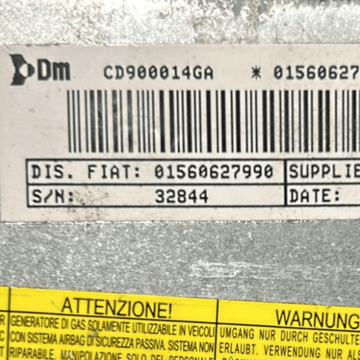 Airbag Ginocchia Alfa Romeo 159 cod:01560627990 (2005 > 2011) - F&P CRASH SRLS - Ricambi Usati