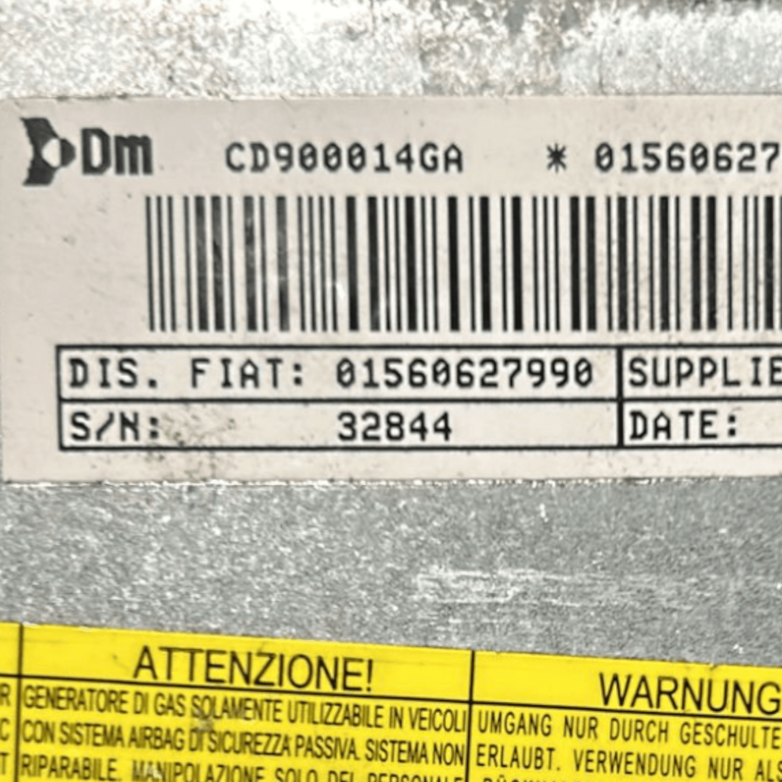 Airbag Ginocchia Alfa Romeo 159 cod:01560627990 (2005 > 2011) - F&P CRASH SRLS - Ricambi Usati