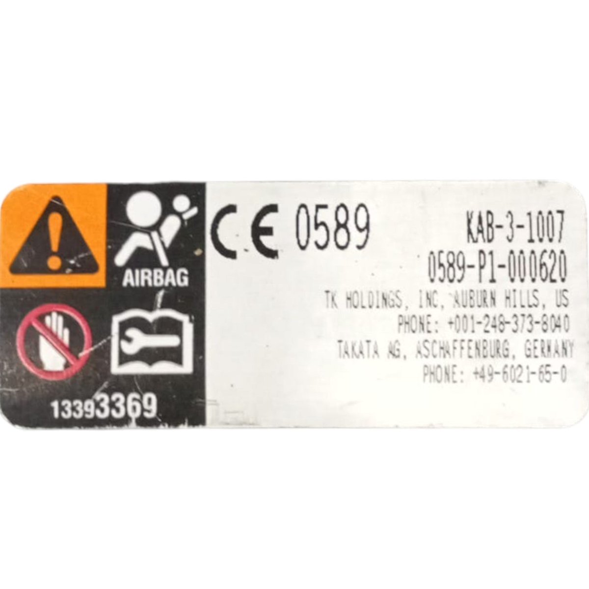 Airbag ginocchio passeggero jeep cherokee V cod . 0589 - p1 - 000620 (2013 > 2023) - F&P CRASH SRL - Ricambi Usati