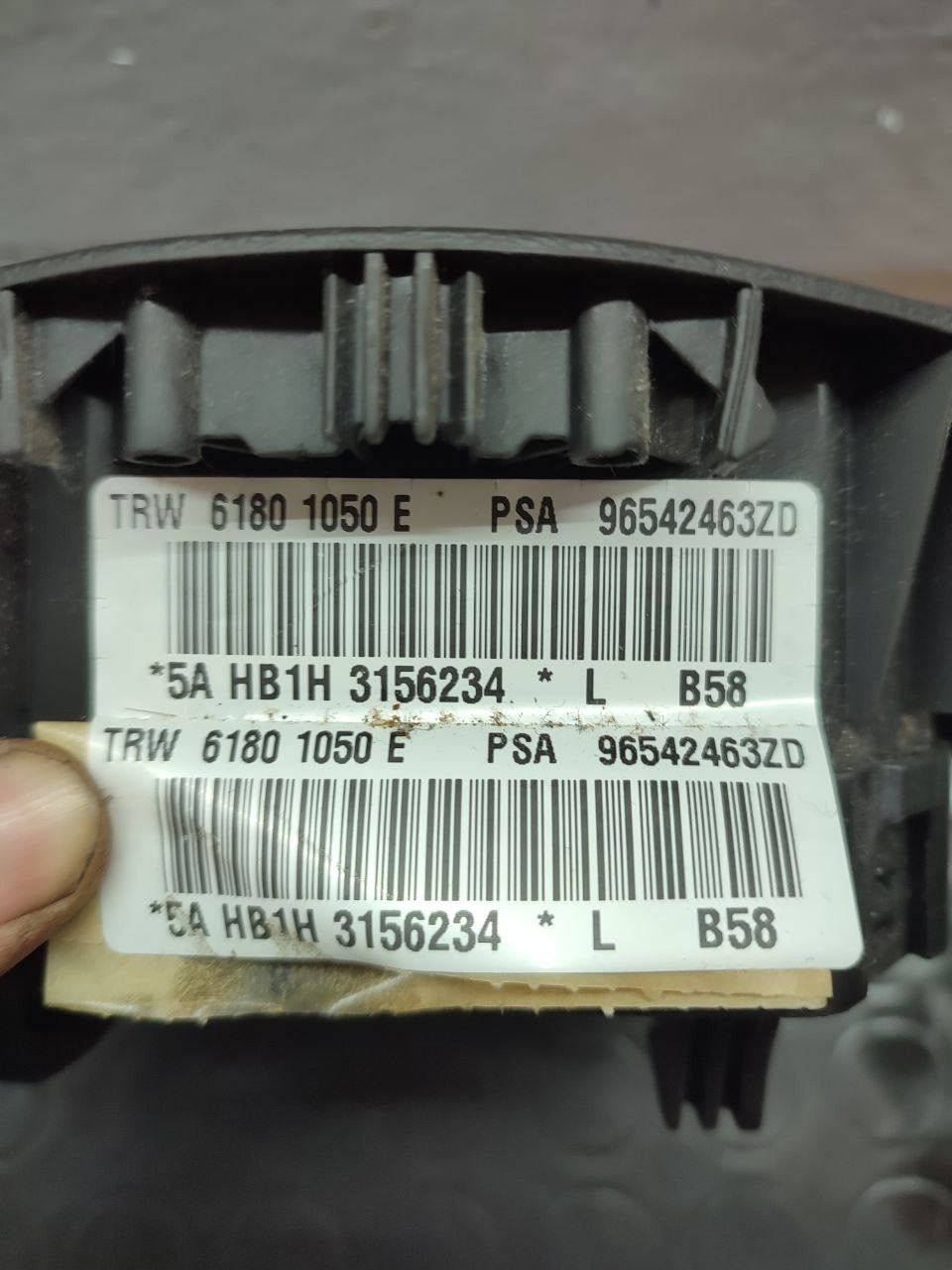 Airbag guidatore Citroen C4 Picasso 2007 cod 96542463zd - F&P CRASH SRLS - Ricambi Usati