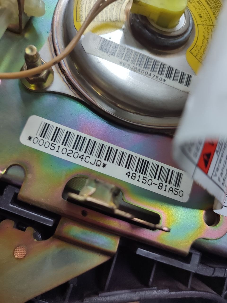 Airbag guidatore Suzuki Jimny ( 1999 ) cod 48150-81a50 - F&P CRASH SRLS - Ricambi Usati