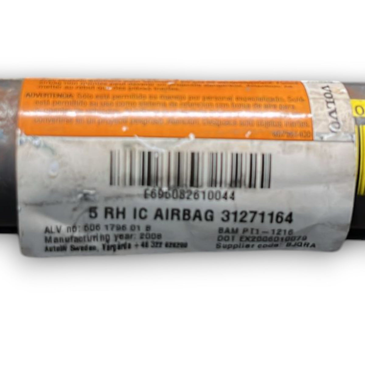 AirBag Laterale Destro A Tendina Volvo XC I (90) cod:31271164 (2002 >2014) - F&P CRASH SRLS - Ricambi Usati