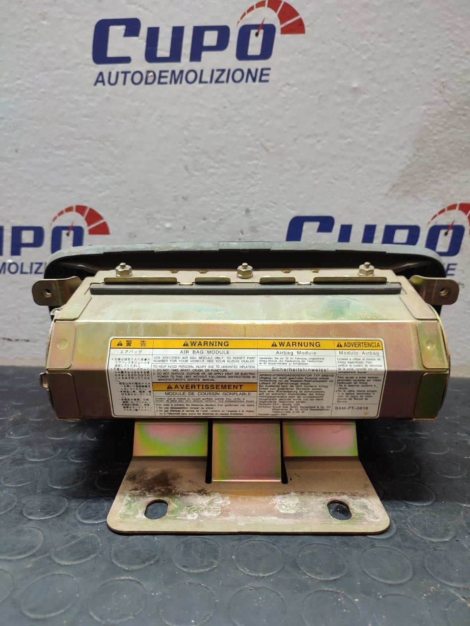 Airbag lato passeggero SUZUKI GRAND VITARA II serie cod: 73910-65d10 - F&P CRASH SRLS - Ricambi Usati
