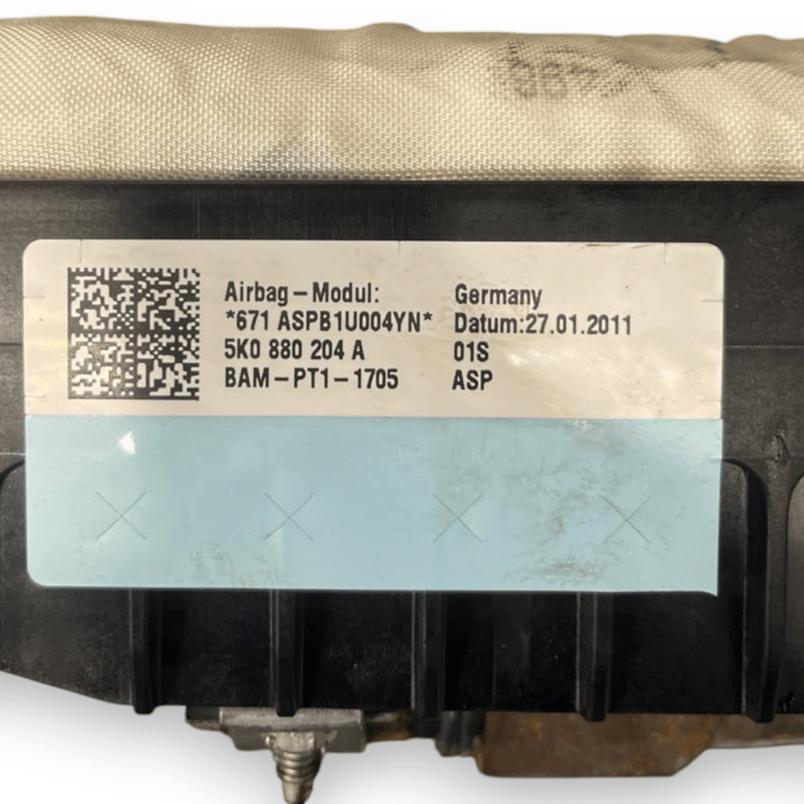 Airbag lato passeggero Volkswagen Tigusn 5N (2007 al 2016) cod: 5K0880204A - F&P CRASH SRLS - Ricambi Usati