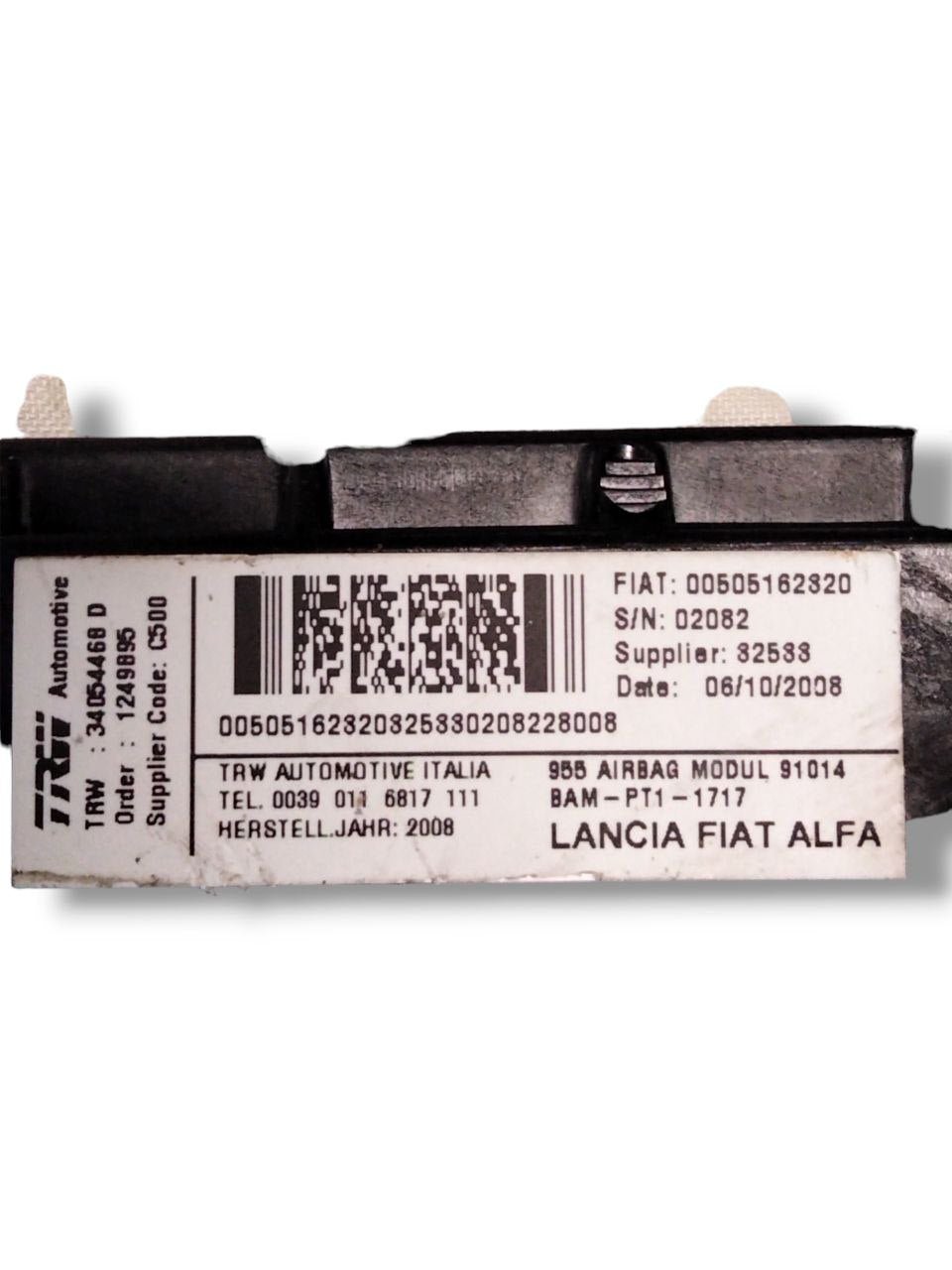 Airbag Passeggero Alfa Romeo mito (2008-2018) cod.00505162320 - 00505162820 - F&P CRASH SRLS - Ricambi Usati