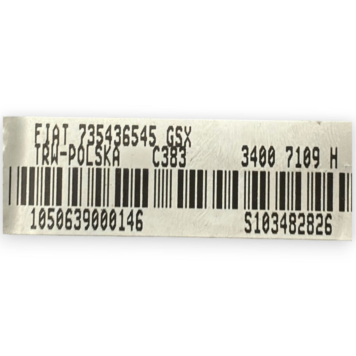 Airbag passeggero fiat panda 169 cod:735436545 (2003 - 2012) - F&P CRASH SRL - Ricambi Usati