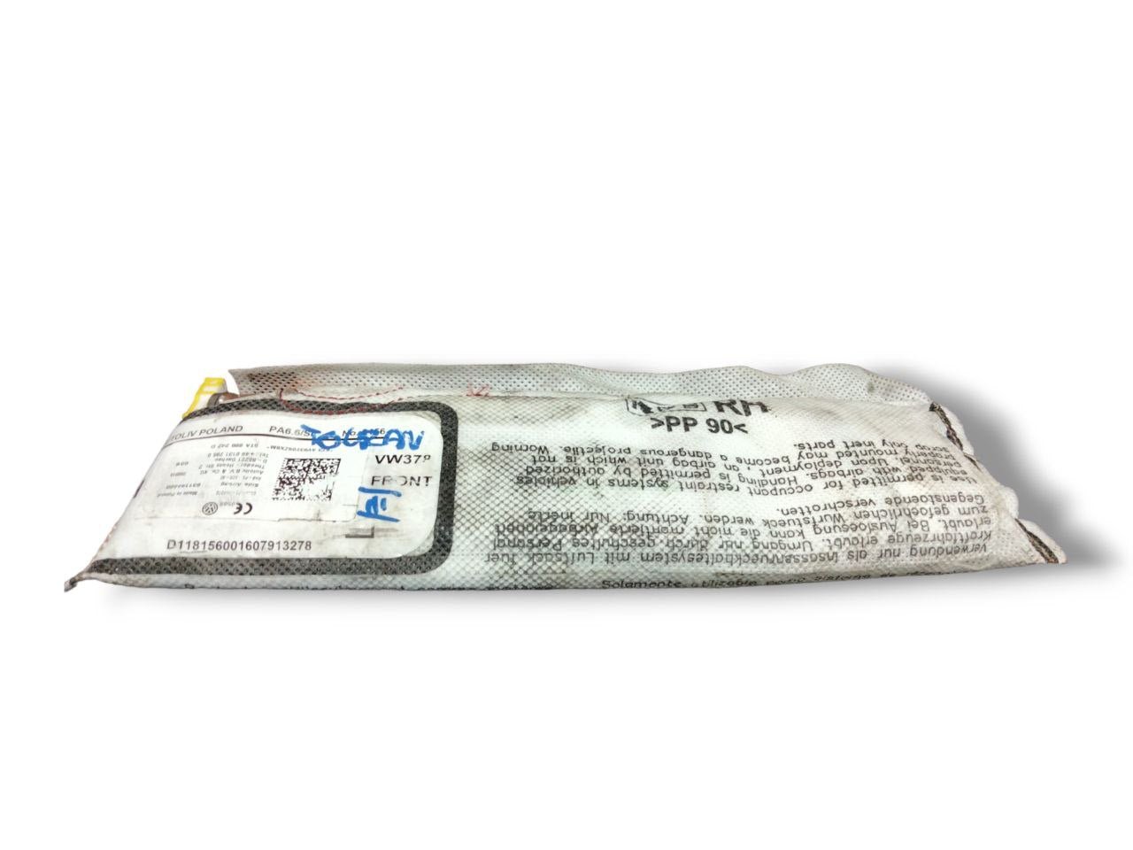 Airbag Sedile anteriore destro (Dx) Volkswagen Touran III (2007 - 2015) cod.631194400 - F&P CRASH SRLS - Ricambi Usati