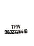 Airbag sedile anteriore sinistro (sx) Fiat 500 (2007 - 2014) cod.34027256B - F&P CRASH SRLS - Ricambi Usati