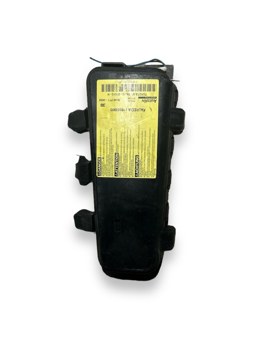 Airbag Sedile Destro Toyota Yaris I (P1) (2001 > ) cod . 73910 - 0D010 - H - F&P CRASH SRLS - Ricambi Usati