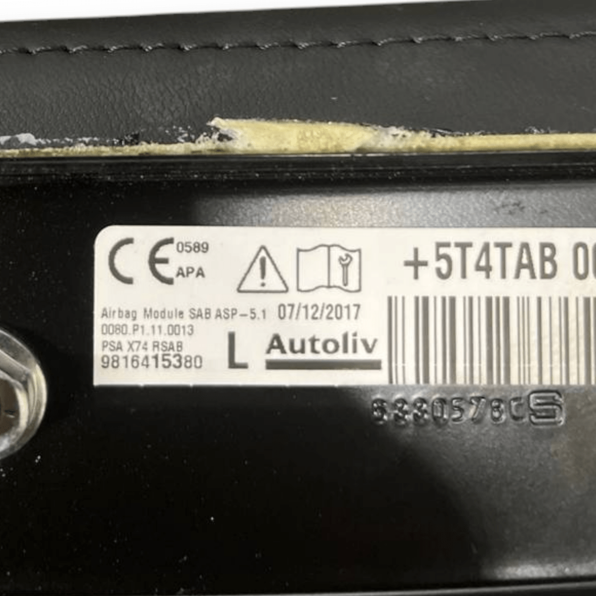 Airbag Sedile posteriore sinistro (sx) DS7 Crossback (2017 - ) cod: 9816415380 - F&P CRASH SRLS - Ricambi Usati