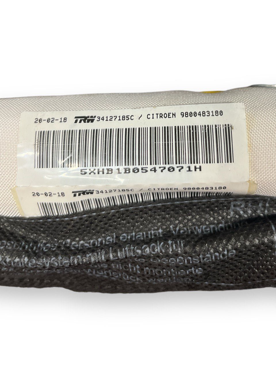 Airbag Tendina laterale destro Citroen C4 Picasso (2010 - 2018) COD:9800483180 - F&P CRASH SRLS - Ricambi Usati