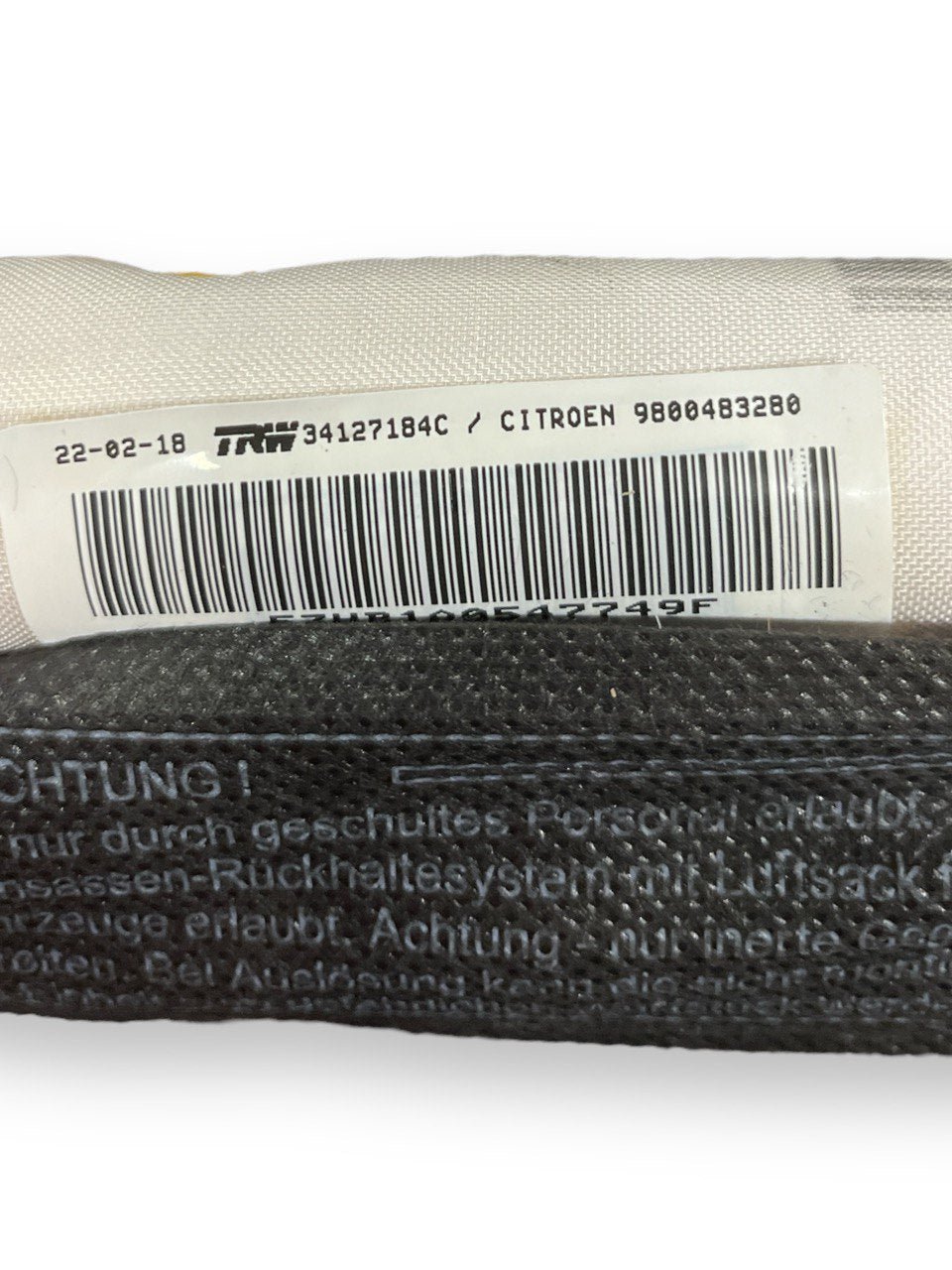 Airbag Tendina laterale sinistro Citroen C4 Picasso (2010 - 2018) COD:9800483280 - F&P CRASH SRLS - Ricambi Usati