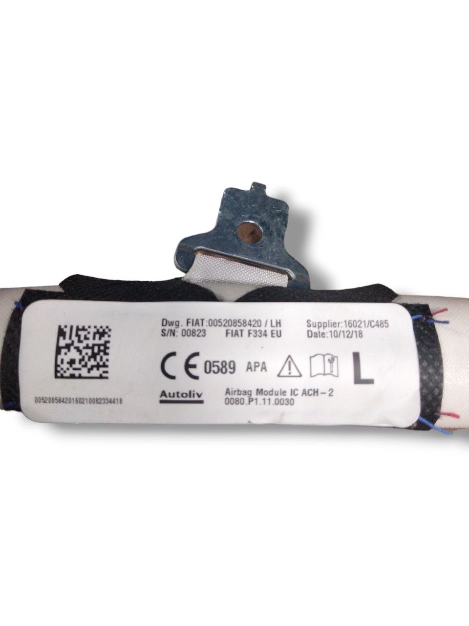 Airbag Tendina laterale sinistro (sx) Fiat 500X (2014>) cod.520858420 - F&P CRASH SRLS - Ricambi Usati