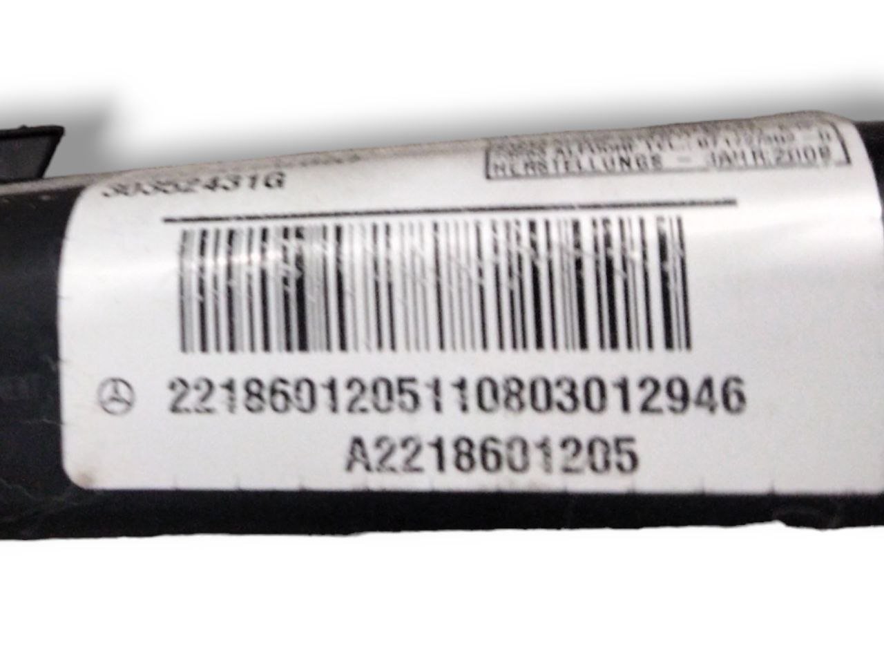 Airbag Tendina tetto laterale destro dx Mercedes Benz Classe S W221 (2005-2013) cod.A2218601205 - F&P CRASH SRLS - Ricambi Usati