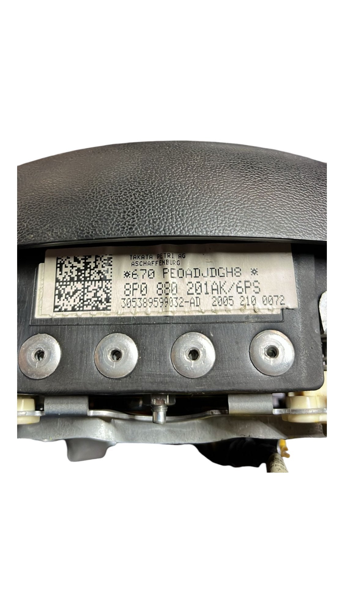 Airbag volante Audi A3 8P (2003 - 2013) cod.8P0880201AK - F&P CRASH SRLS - Ricambi Usati