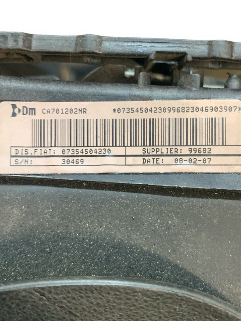 Airbag Volante Fiat Bravo I (2007) cod.07354504230 - F&P CRASH SRLS - Ricambi Usati