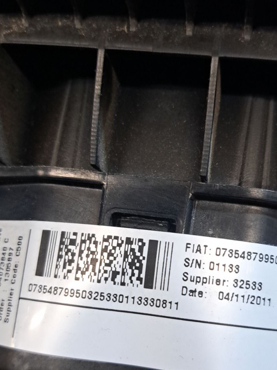 Airbag Volante Fiat Ducato (2006-2014) COD:07354879950 - F&P CRASH SRLS - Ricambi Usati