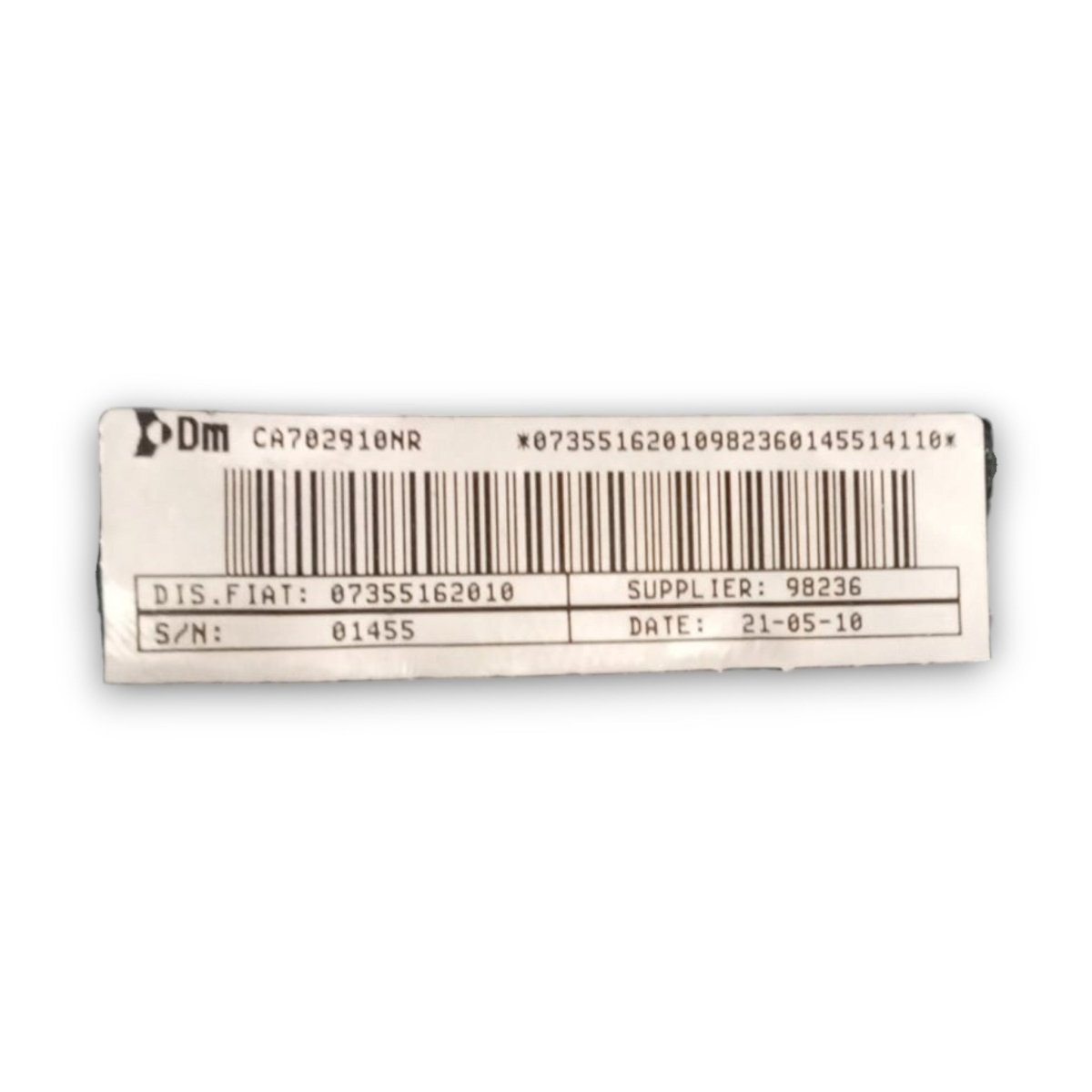 Airbag volante fiat grande punto cod . 07355162010 (2005 > 2018) - F&P CRASH SRL - Ricambi Usati