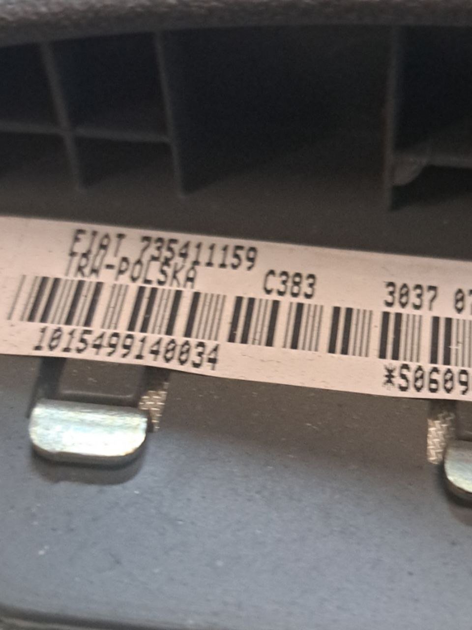 Airbag Volante Fiat Panda 169 (2003 - 2012) COD:735411159 - F&P CRASH SRLS - Ricambi Usati