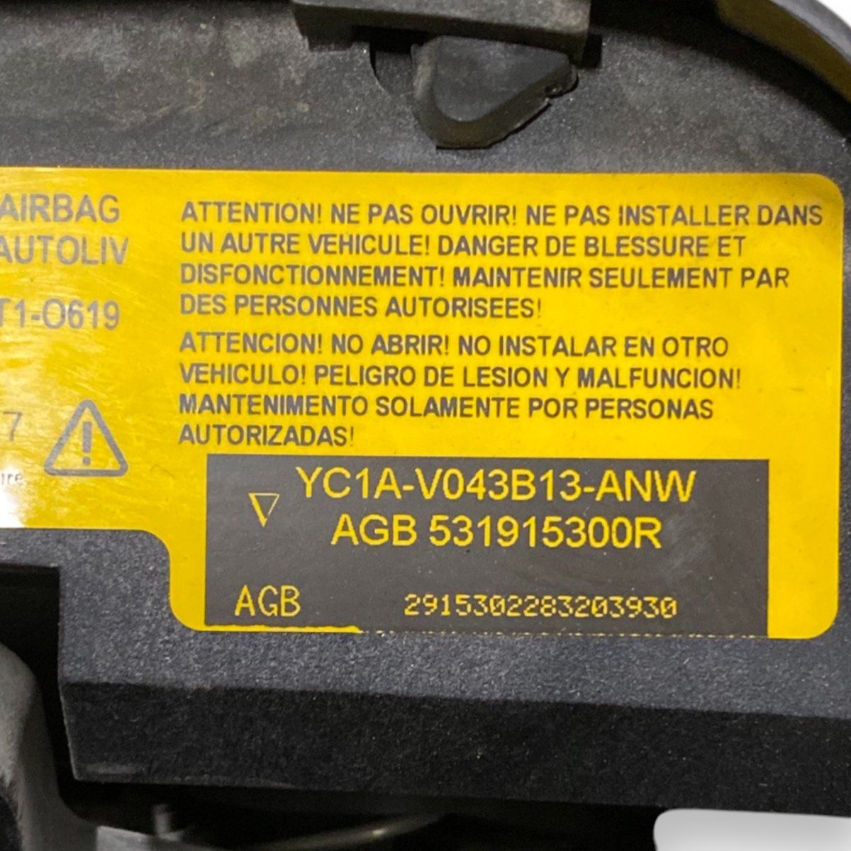 Airbag volante ford tourneo connect Cod: yc1a - v043b13 - anw (2013 - 2021) - F&P CRASH SRLS - Ricambi Usati