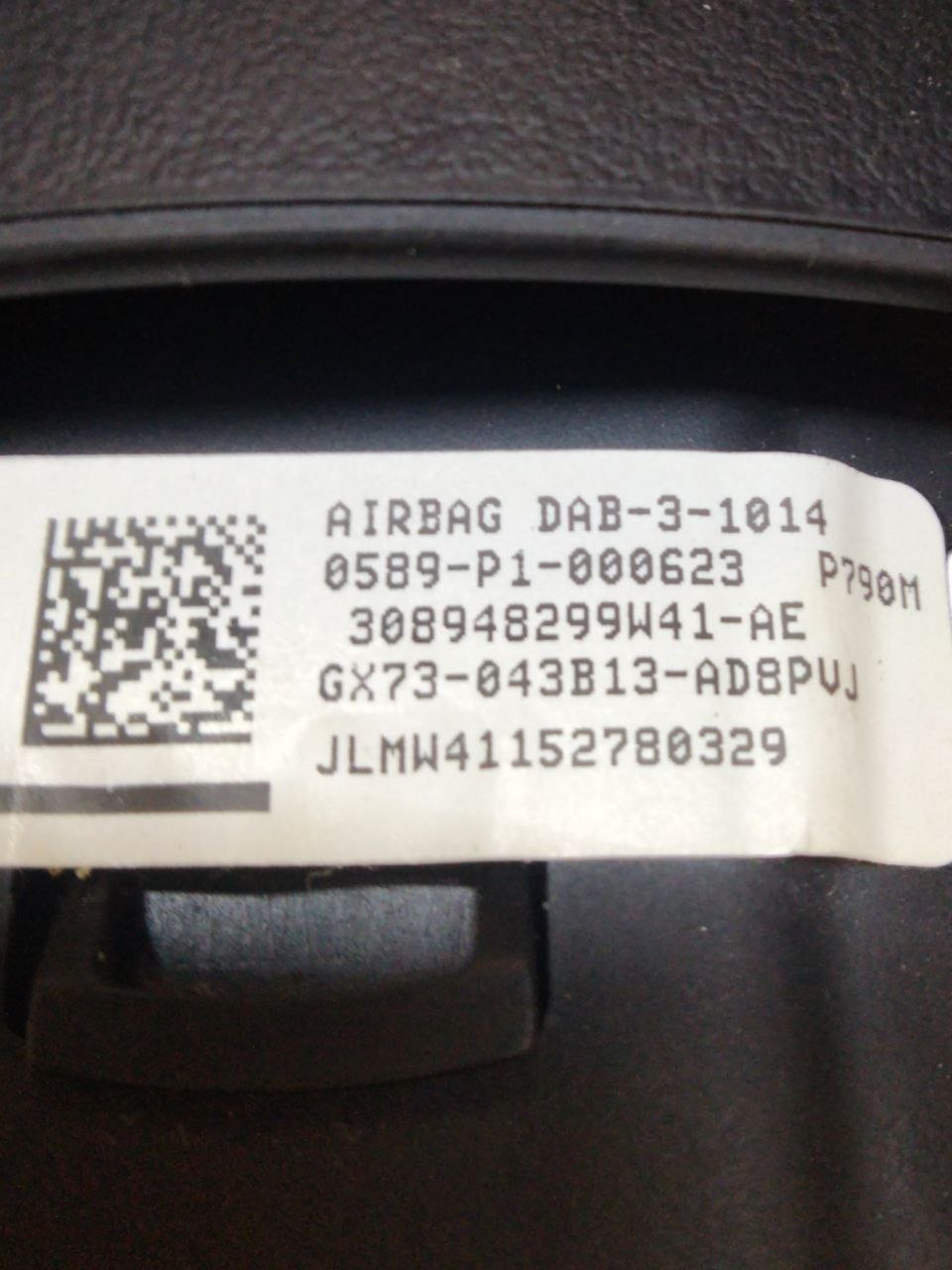 Airbag Volante Jaguar XF 260 ( 2015> ) cod.GX73043B13 - F&P CRASH SRLS - Ricambi Usati