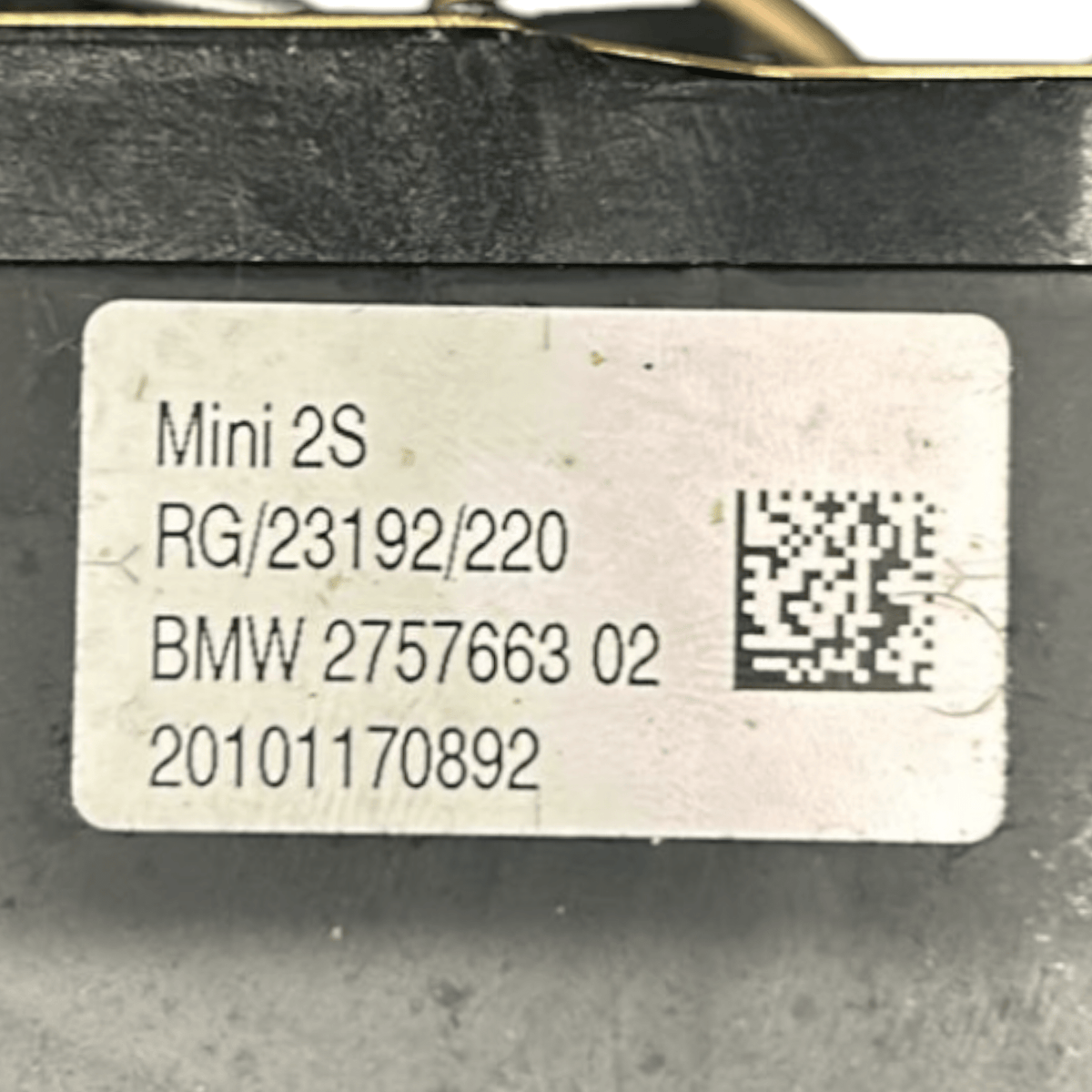 AirBag Volante Mini Cooper (R56) cod.2757663 (2007 > 2013) - F&P CRASH SRLS - Ricambi Usati