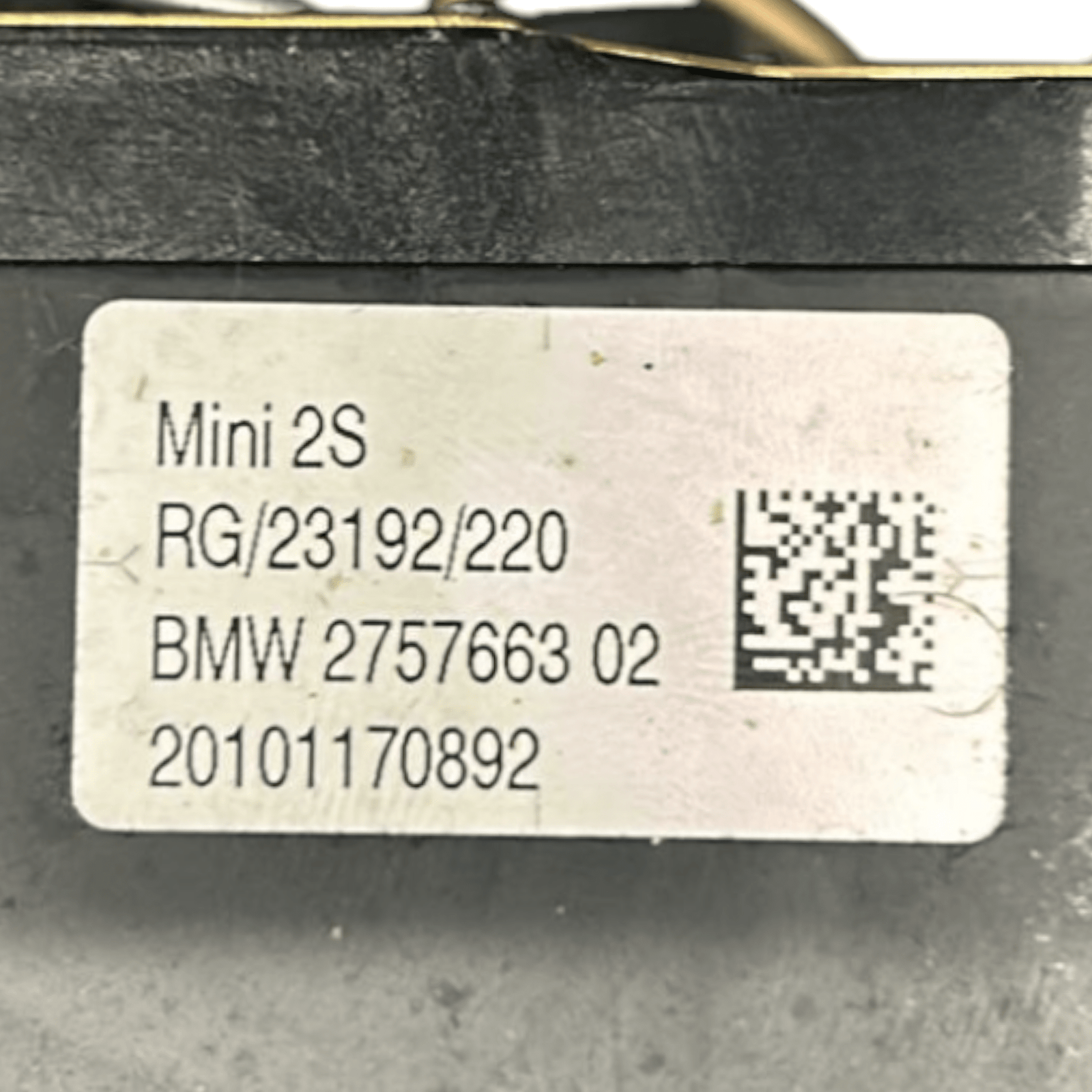 AirBag Volante Mini Cooper (R56) cod.2757663 (2007 > 2013) - F&P CRASH SRLS - Ricambi Usati