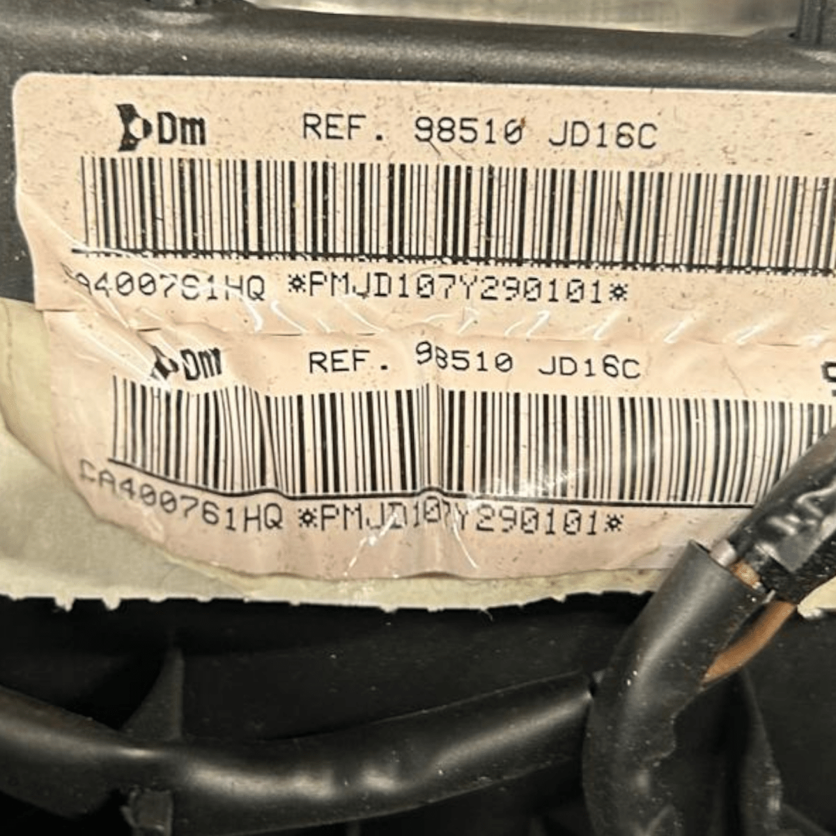 Airbag volante nissan qashqai j10 cod: 98510JD16C (2006 > 2010) - F&P CRASH SRL - Ricambi Usati